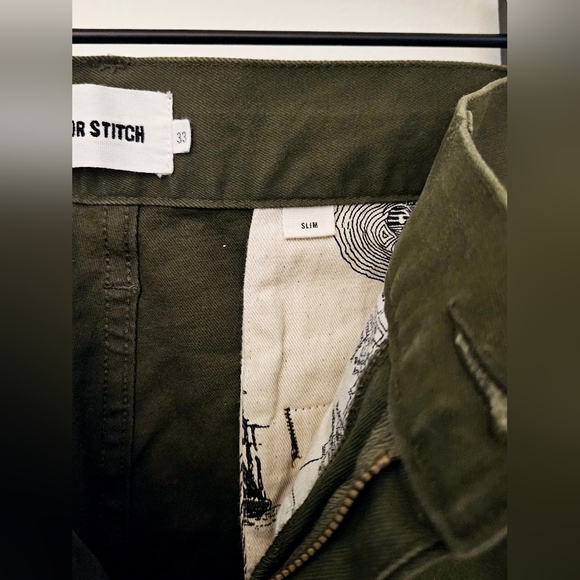 Taylor Stitch Men's Slim Straight Leg Chino - Picture 6 of 7